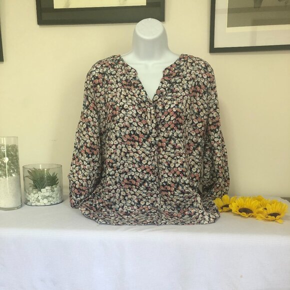 Cynthia Rowley Peasant Style Top – 1X - Picture 1 of 6